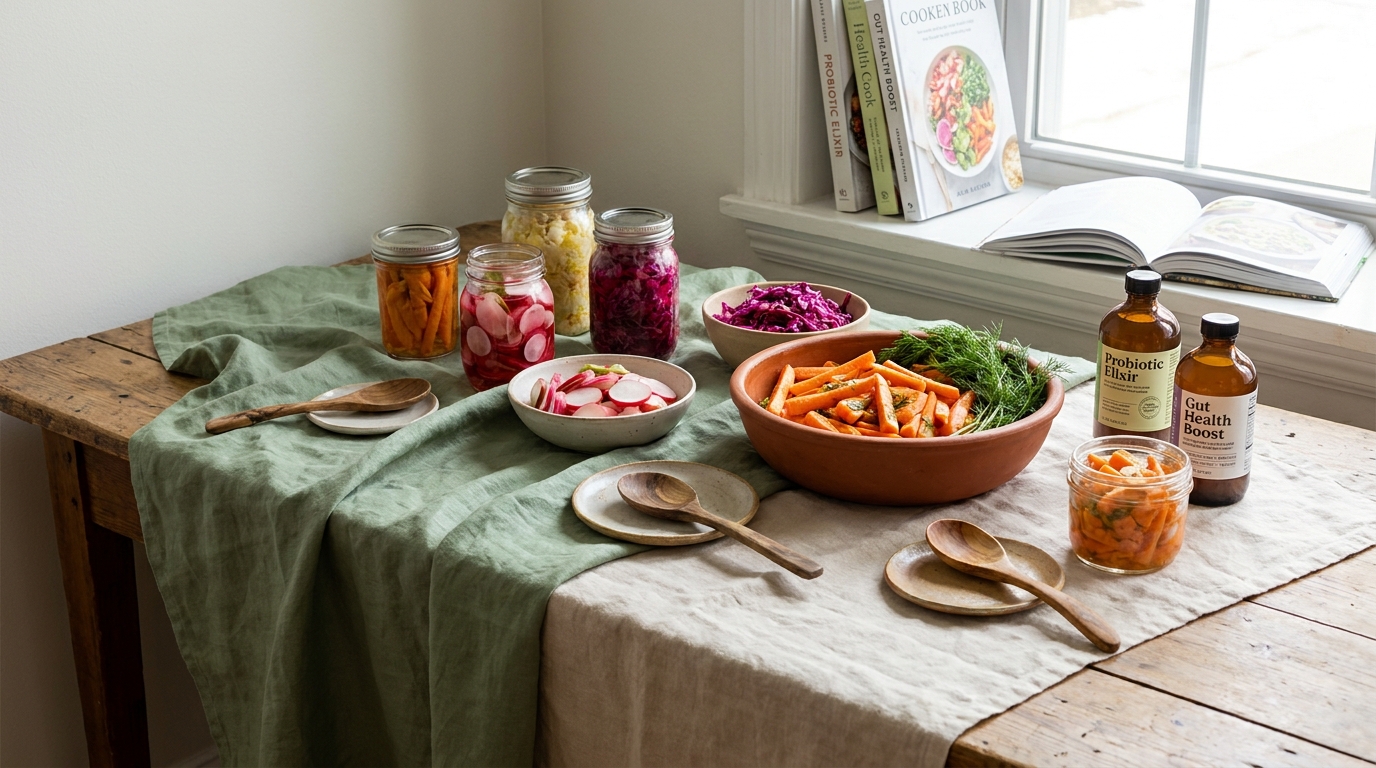bienfaits légumes lacto-fermentés probiotiques santé