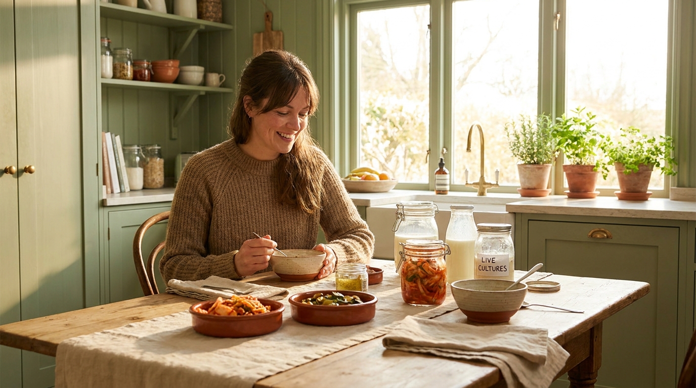 bien-être quotidien microbiote fermentation alimentation équilibrée