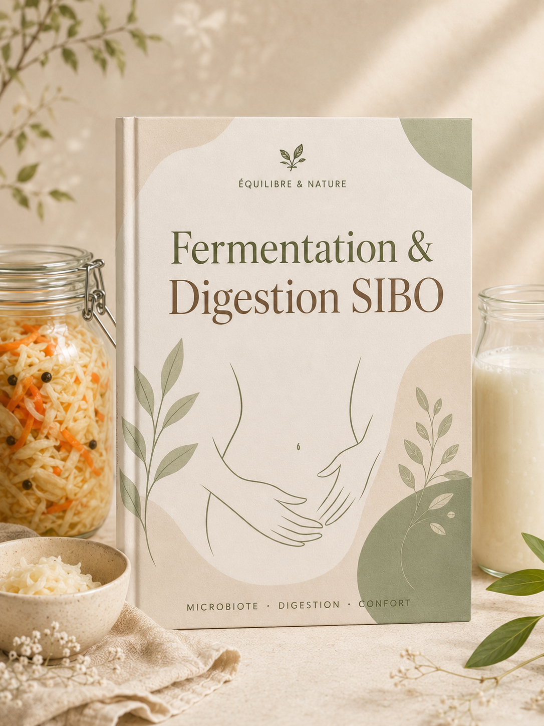 Ebook Fermentation et Digestion SIBO : programme microbiote 30 jours pour apaiser les ballonnements et le confort intestinal