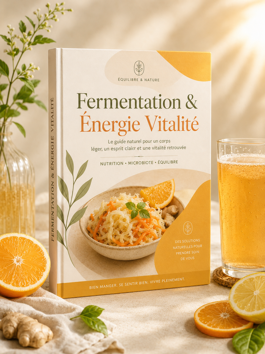 Ebook Fermentation et Énergie Vitalité : programme microbiote 30 jours pour retrouver son énergie