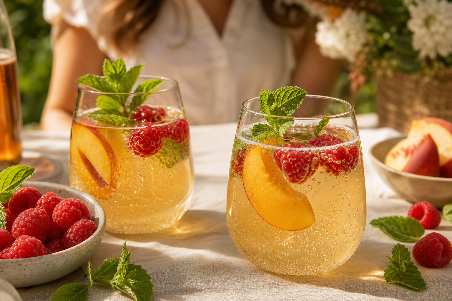 Kombucha jun recette thé miel aromatisé aux fruits rouges et menthe fraîche