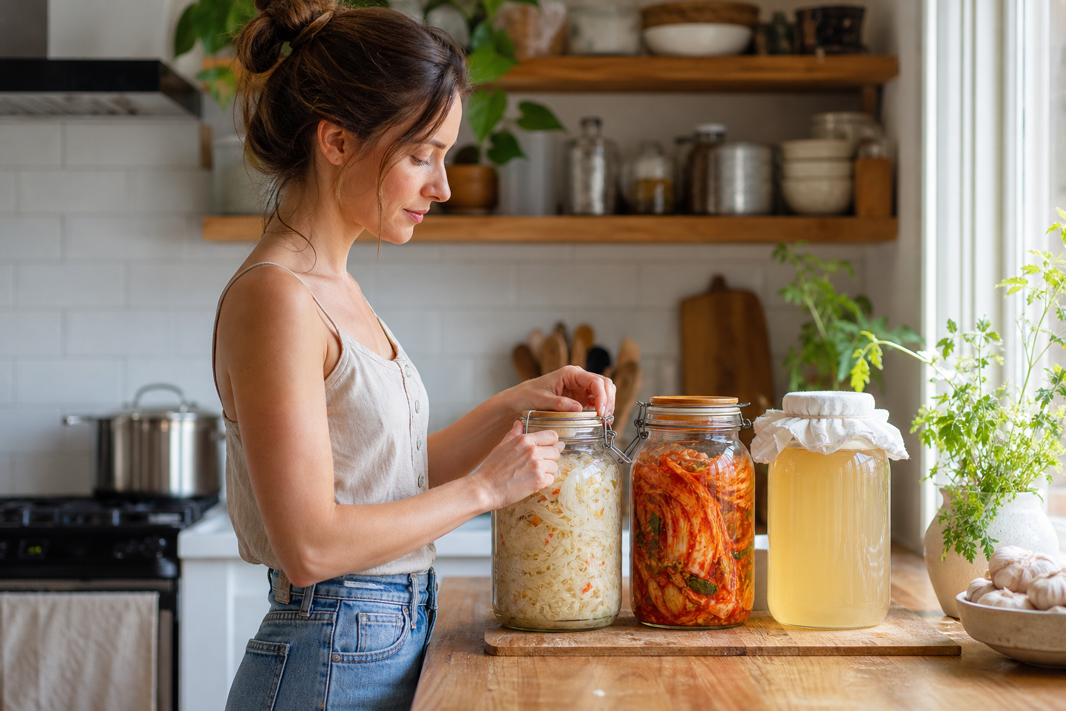 fermentation budget alimentation variantes économiques choucroute et kimchi