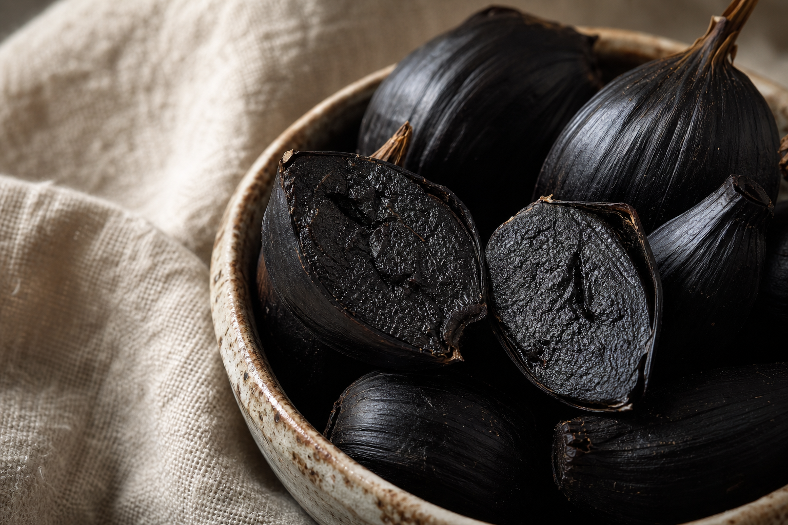 ail noir fermenté recette bienfaits santé gousses fondantes
